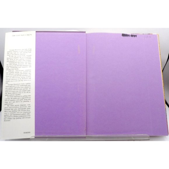 Quilt Pattern Book "More Lap Quilting" Georgia Bonesteel ©1985 Oxmoor House - Picture 3 of 8